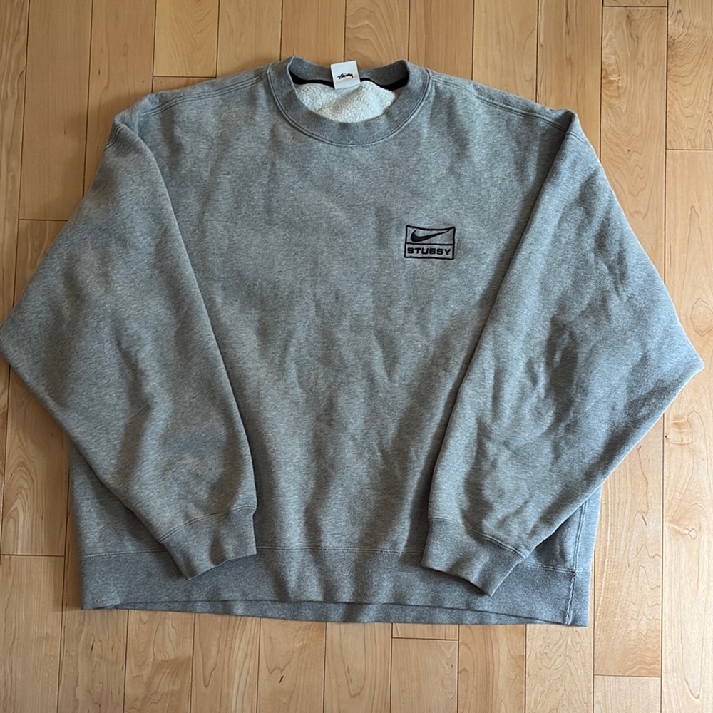 Nike Stussy Gray Men's Sweater